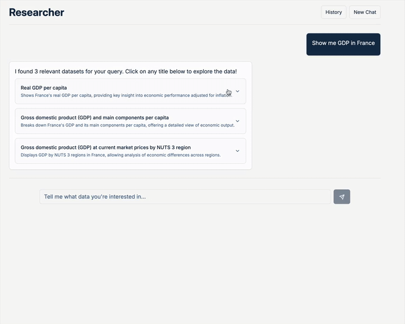 AI Researcher Demo